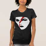 Intense facepaint with Red Slash Tshirts