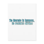 Interate Human Recurse Devine postcards