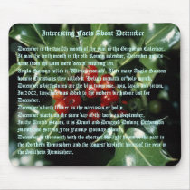 Interesting Facts About December Mouse Pad