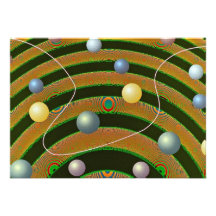 Interference patterns photo personalised announcements