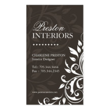 Interior Designer Business Card