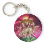 Interior Of A Delicate Spring Hellebore Flower keychains