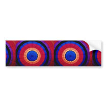 Interior of a hot air balloon bumper sticker