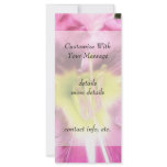Interior Of A Ruffled Mauve Daylily Custom Rack Cards