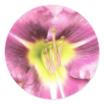 Interior Of A Ruffled Mauve Daylily