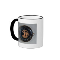 Interior of an attic red-figure cup coffee mugs
