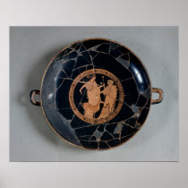 Interior of an attic red-figure cup poster