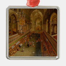 Interior of Canterbury Cathedral, c.1675-1700 (oil Christmas Tree Ornaments