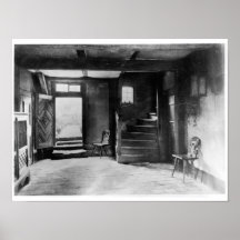 Interior of Johann Sebastian Bach's  house Poster