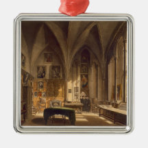 Interior of the Chapter House, illustration from t Christmas Ornament
