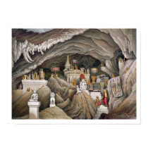 Interior of the grotto of Nam Hou, Laos, from 'Atl posters