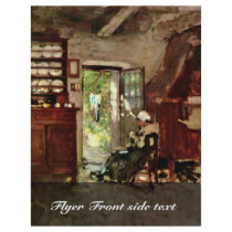 Interior Of Vitre By Grigorescu Nicolae Full Color Flyer