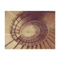 Interior staircase, 1560-61 post card