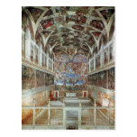 Interior view of the Sistine Chapel Postcards