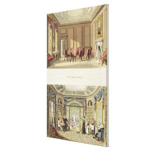 Interiors: The Old Cedar Parlour and The Modern Li Canvas Print