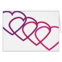interlocking hearts card