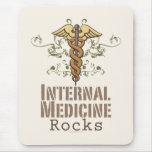 Internal Medicine Rocks Caduceus Mousepad