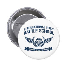 International Fleet Battle School Ender Pinback Button