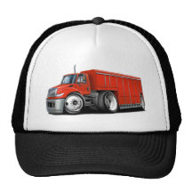 International Red Delivery Truck Hats