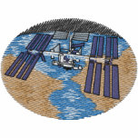 International Space Station embroidered shirts