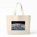 International Space Station -- Seen from Atlantis Bag