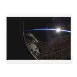 International Space Station -- Seen from Atlantis Post Card