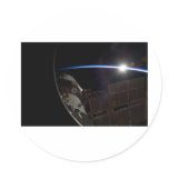 International Space Station -- Seen from Atlantis Stickers