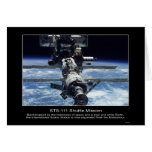 International Space Stationview from NASA STS-111 cards
