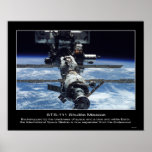 International Space Stationview from NASA STS-111 Print