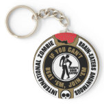 International Zombie Brain-Eaters Anonymous Key Chains