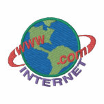 Internet Logo embroidered shirts