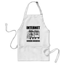 Internet Serious Business Aprons