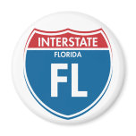 Interstate Florida FL magnets