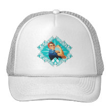 Interstitial Cystitis Fight Rosie The Riveter Mesh Hats