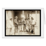 Interviewing Three Cheyenne Indians SD 1887 cards