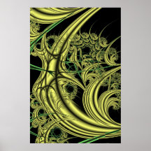 Interwoven Fractal Poster