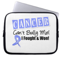 Intestinal Cancer Can't Bully Me...I Fought I Won Laptop Sleeves