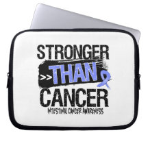 Intestinal Cancer - Stronger Than Cancer Laptop Computer Sleeves