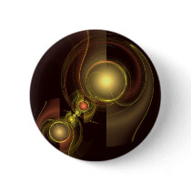 Intimate Connection Abstract Art Button (round)