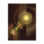 Intimate Connection Abstract Art Postcard