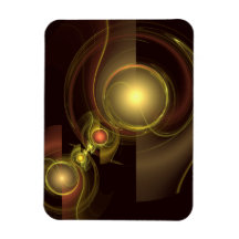 Intimate Connection Abstract Art Premium Magnet