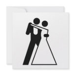 Int'l Sign for Bride & Groom invitations
