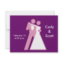 Int'l Sign for Bride & Groom invitations