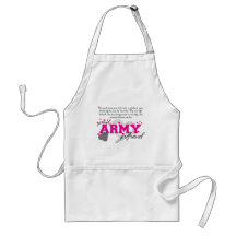 Into a Soldier's eyes - Proud Army Girlfriend Aprons