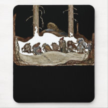 Into the Christmas Night - Mouse Pad