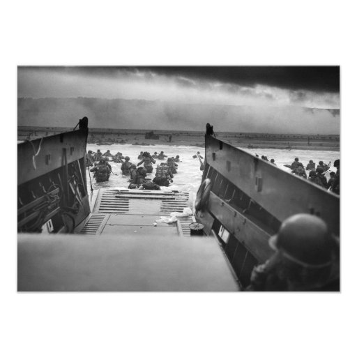 Into The Jaws Of Death LCVP World War II Omaha Custom Invite