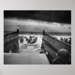 Into The Jaws Of Death LCVP World War II Omaha Print