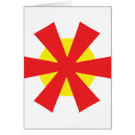 into the sun greeting card