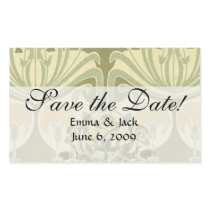intricate art nouveau floral art rectangular sticker
