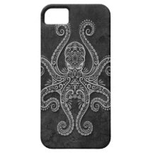 Intricate Dark Stone Octopus iPhone 5 Cover